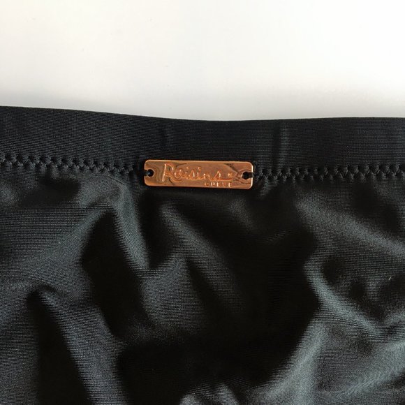 Raisins Black Ruched Costa Tummy Control Bottoms - Picture 10 of 10